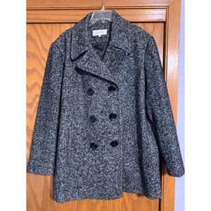 Calvin Klein Double Breasted Pea Coat for Winter